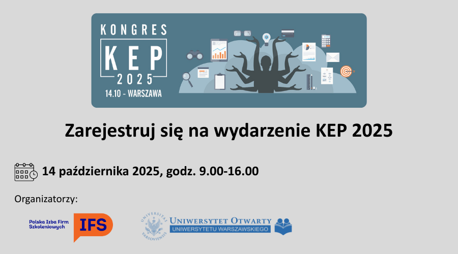 Kongres Edukacji Pozaformalnej 2025 - zapisz się już dziś! 